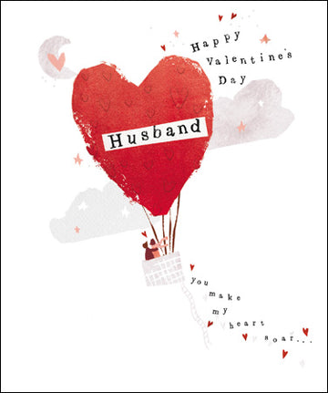 Husband Valentine's card - Daisy Park