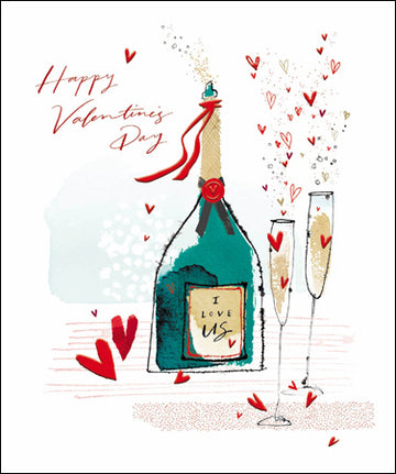 Happy Valentine's day - I love us card - Daisy Park