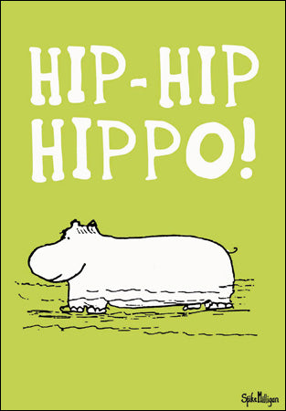 Hip-Hip Hippo! card - Daisy Park