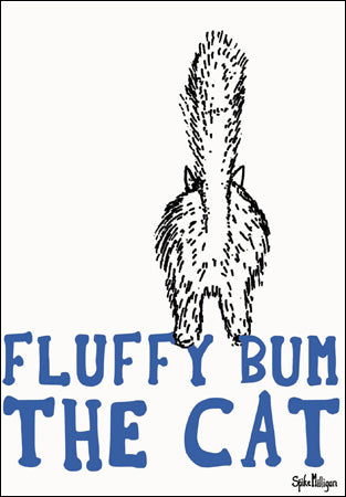 Fluffy bum card - Daisy Park
