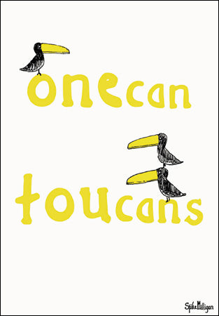 Onecan toucans card - Daisy Park
