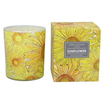 Sunflowers scented candle pot - Daisy Park