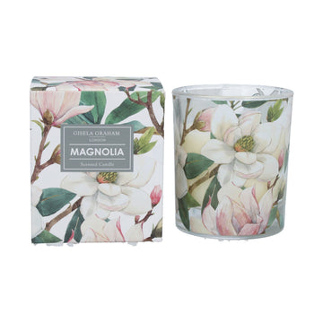 Magnolia boxed scented candle pot - Daisy Park