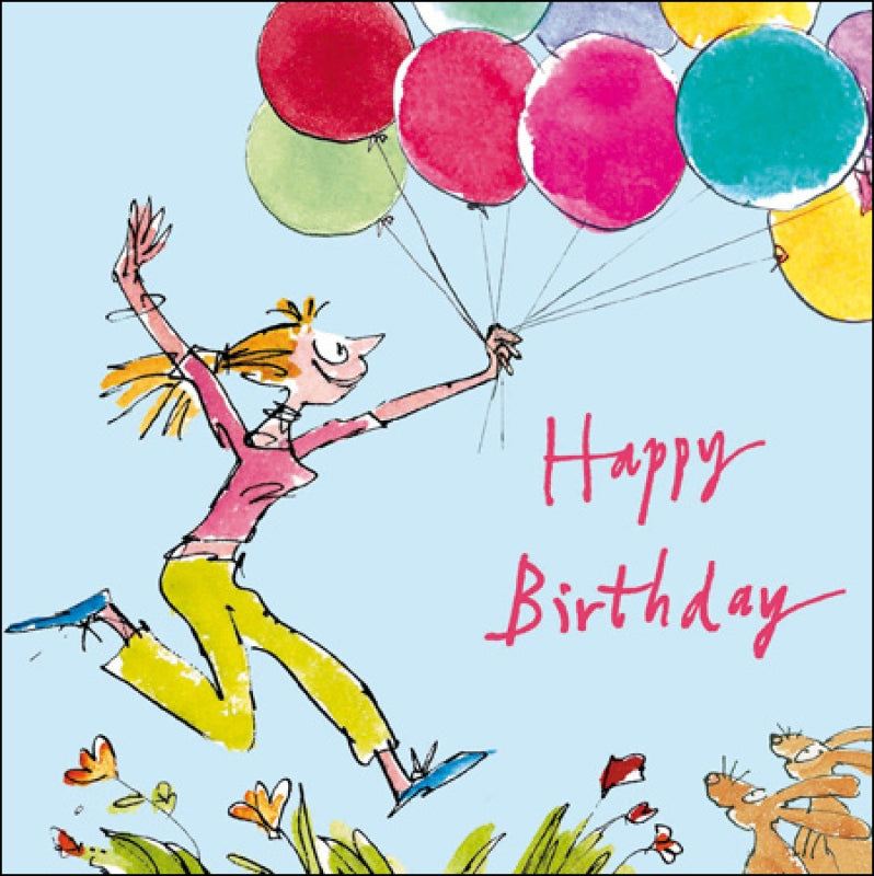 Birthday balloons card - Daisy Park