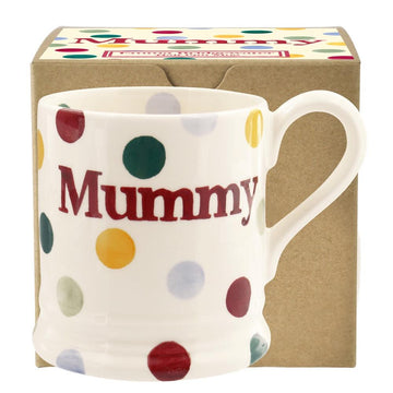 Emma Bridgewater Polka dot Mummy 1/2pt mug - Daisy Park