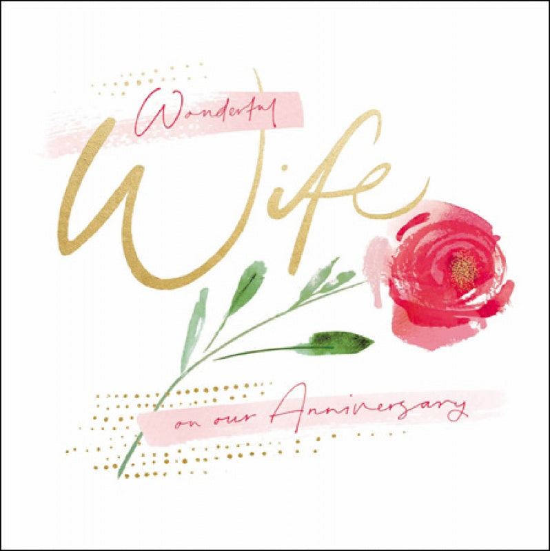 My love - Wife anniversary card - Daisy Park