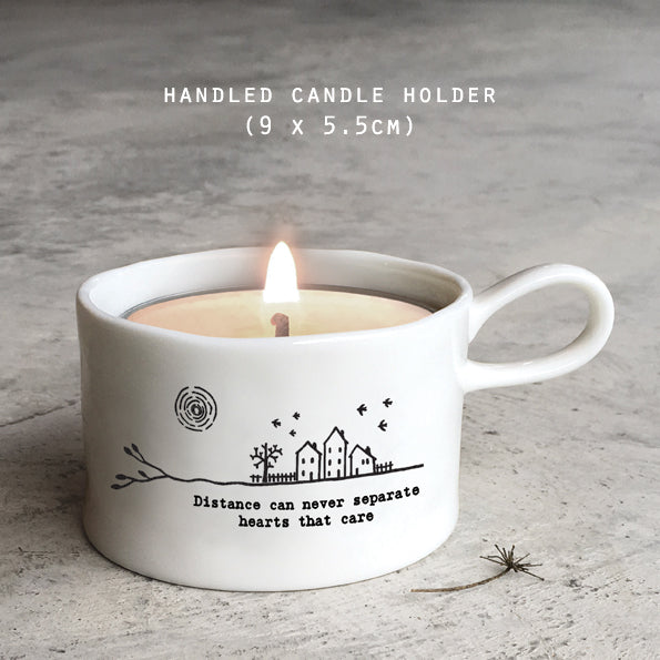 Large handle candle holder - Distance can never separate - Daisy Park