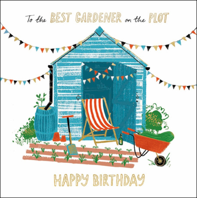 To the best gardener on the plot card - Daisy Park