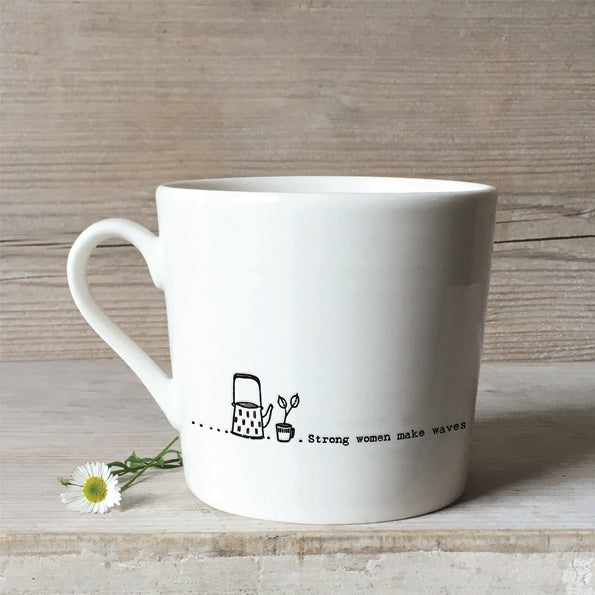 East of India Strong women boxed mug - Daisy Park