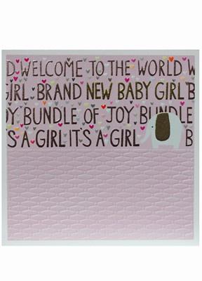 Bundle of Joy Baby Girl Card - Daisy Park