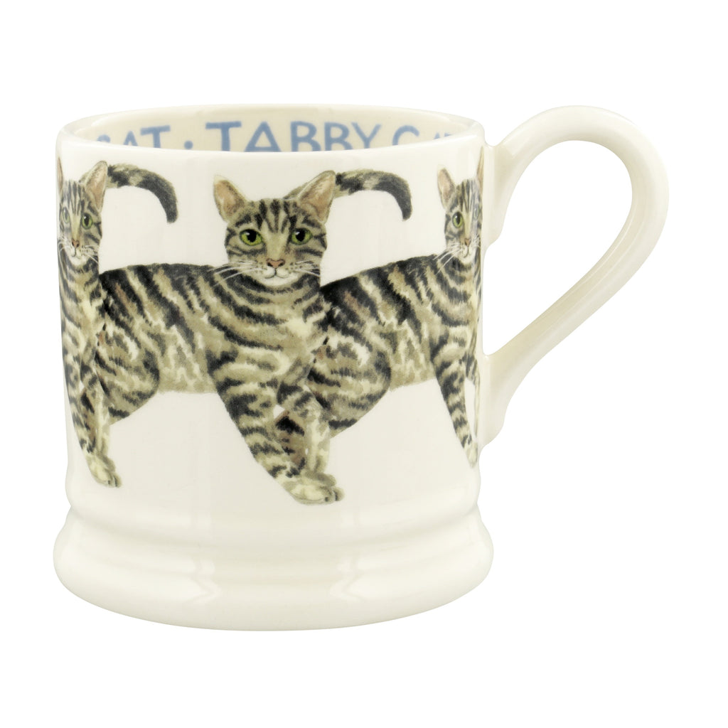 Emma Bridgewater Cats Tabby Cat 1/2 Pint Mug - Daisy Park