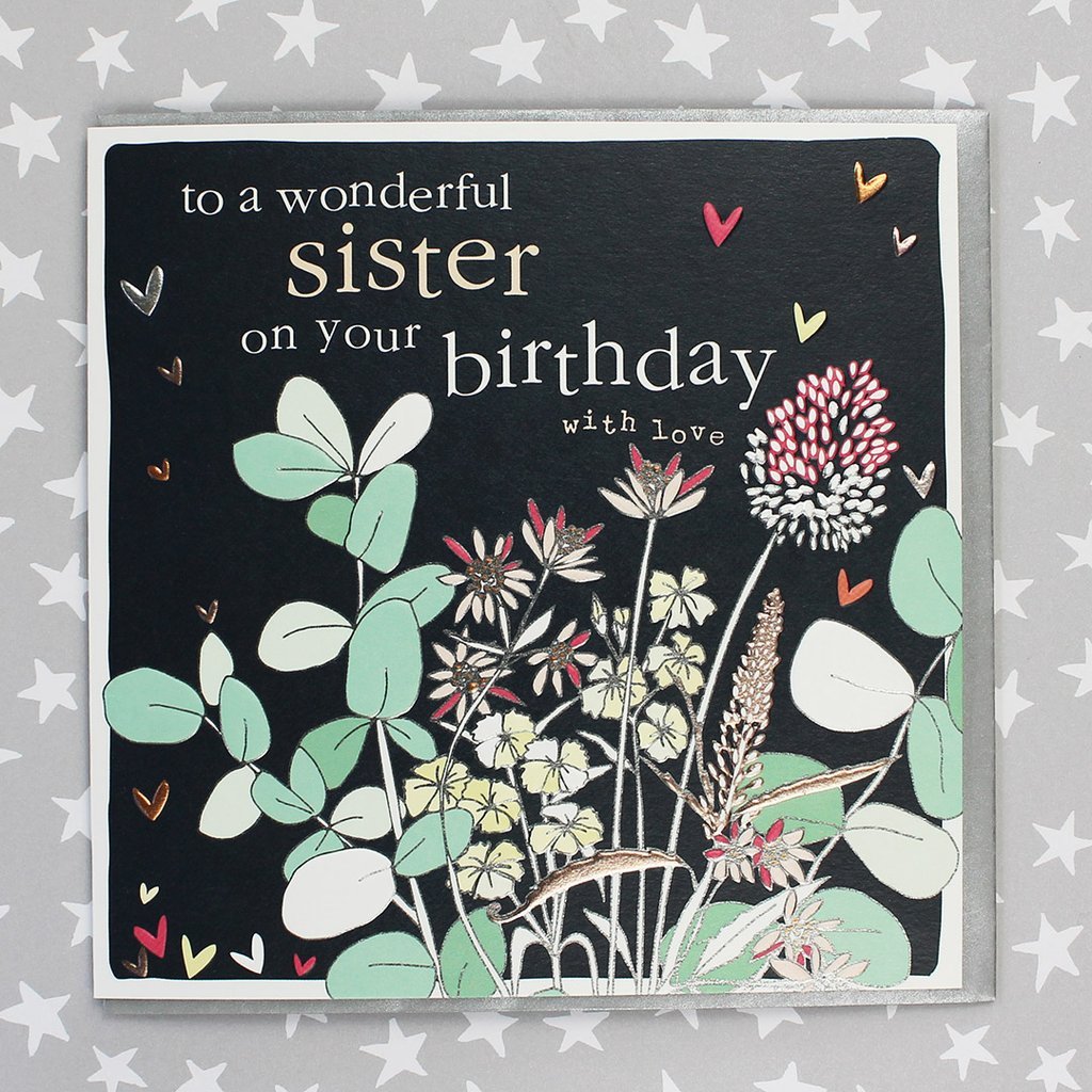 Wonderful Sister on your birthday - Daisy Park