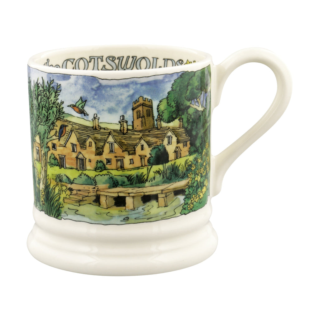 Emma Bridgewater Landscape Of Dreams Cotswolds 1/2 Pint Mug - Daisy Park
