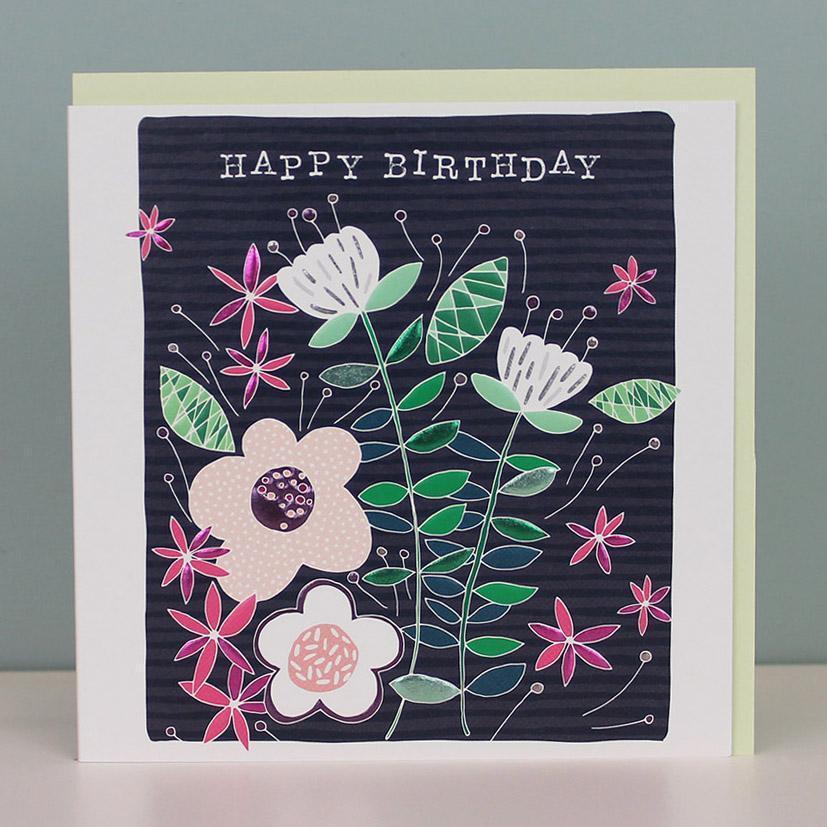 Happy Birthday Blank Card - Daisy Park
