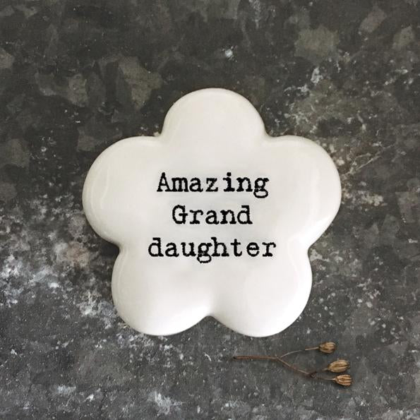 Flower Token - Amazing Granddaughter - Daisy Park