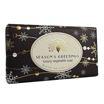 Seasons greetings Christmas soap - Daisy Park