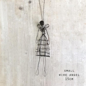 Woven wire angel - small - Daisy Park