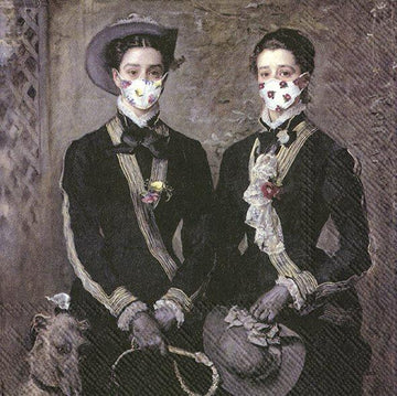 The Twins lunch napkins - Daisy Park