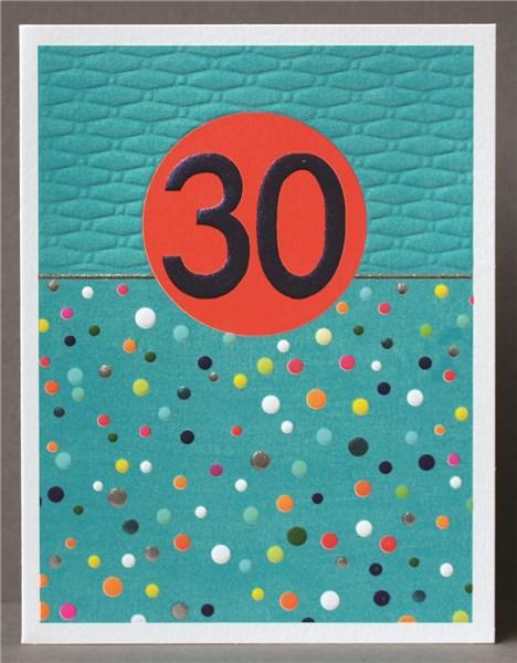 Age 30 card - Daisy Park