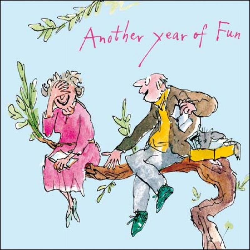 Another Year of fun Anniversary card - Daisy Park