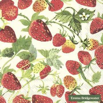 Emma Bridgewater Strawberries Cream Lunch Napkins - Daisy Park