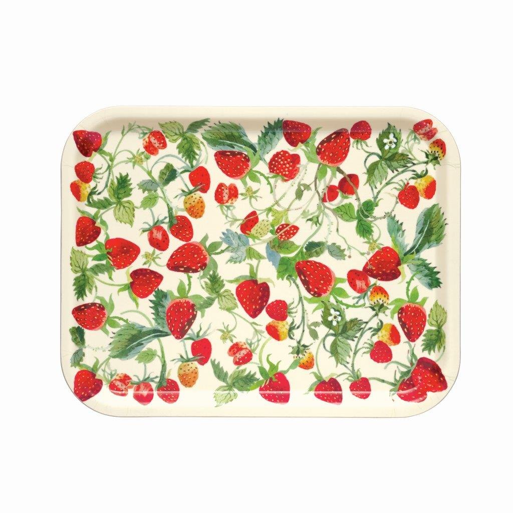 Emma Bridgewater Strawberries birch rectangular tray - Daisy Park