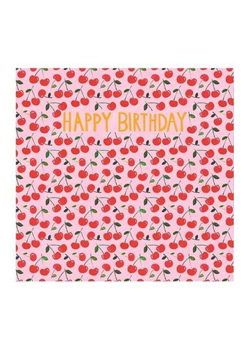 Happy Birthday Cherries card - Daisy Park