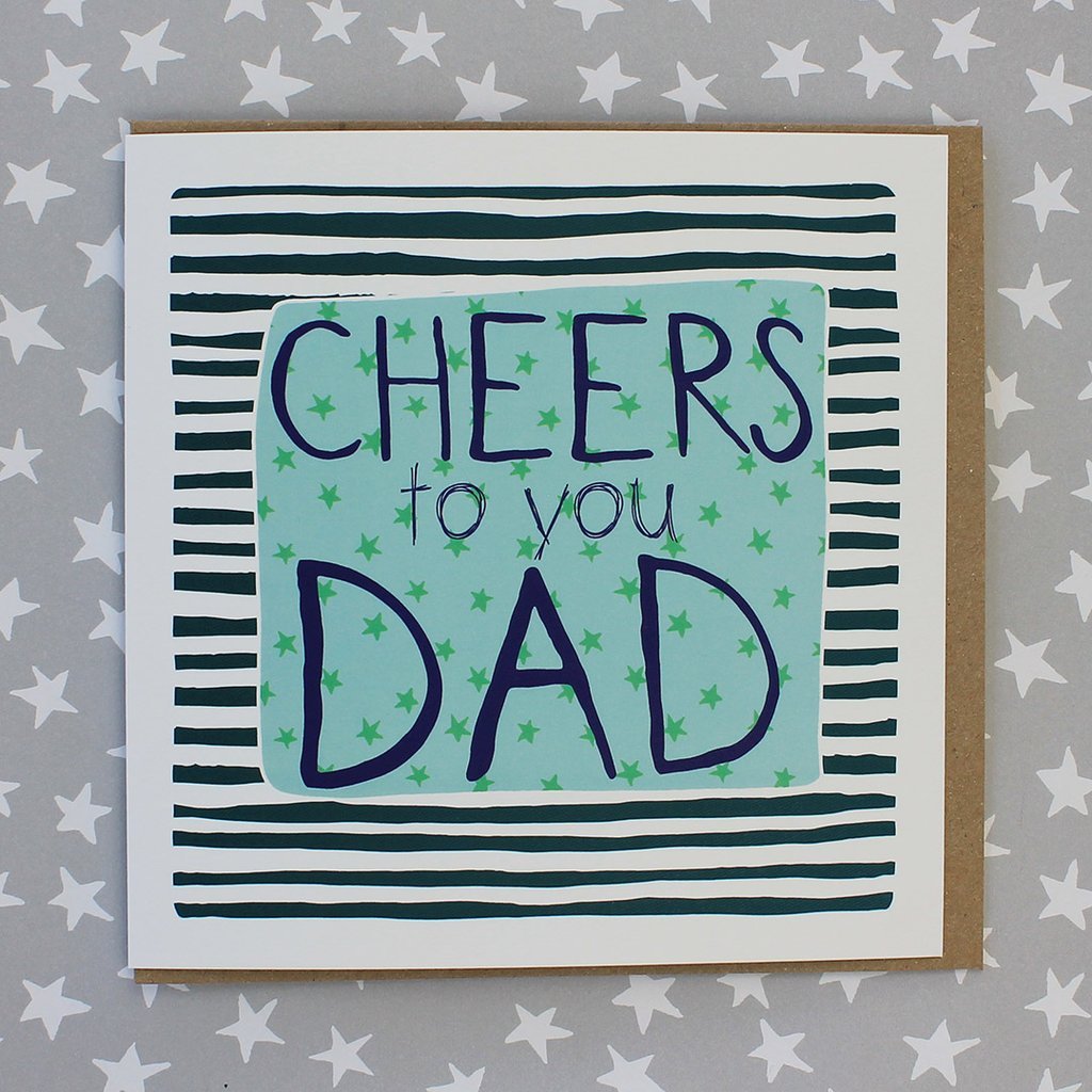 Cheers to you Dad card - Daisy Park