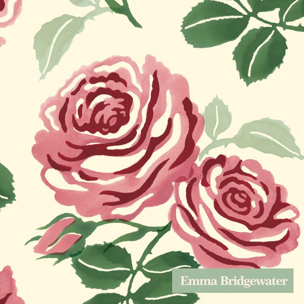 Emma Bridgewater Pink roses lunch napkins - Daisy Park