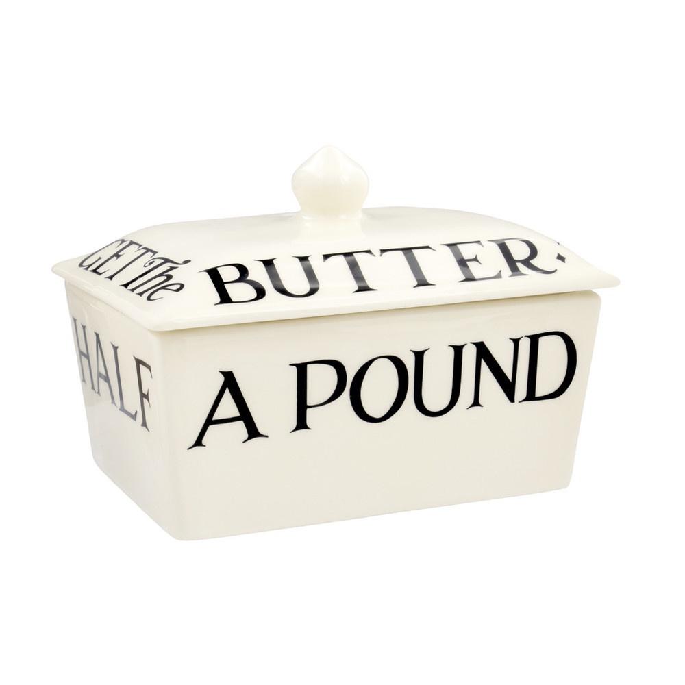 Emma Bridgewater Black toast small butter dish 2018 - Daisy Park