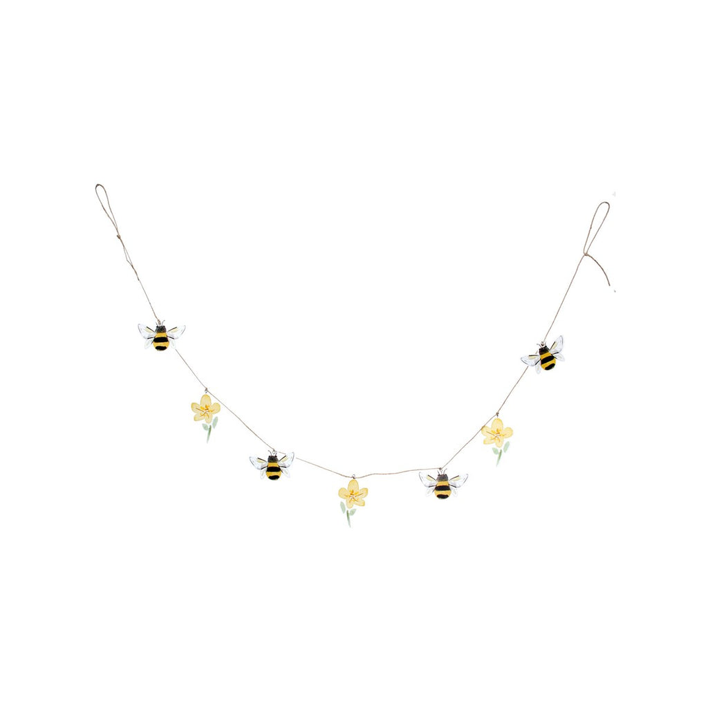 Bee & Buttercup wood cut out decorative garland - Daisy Park