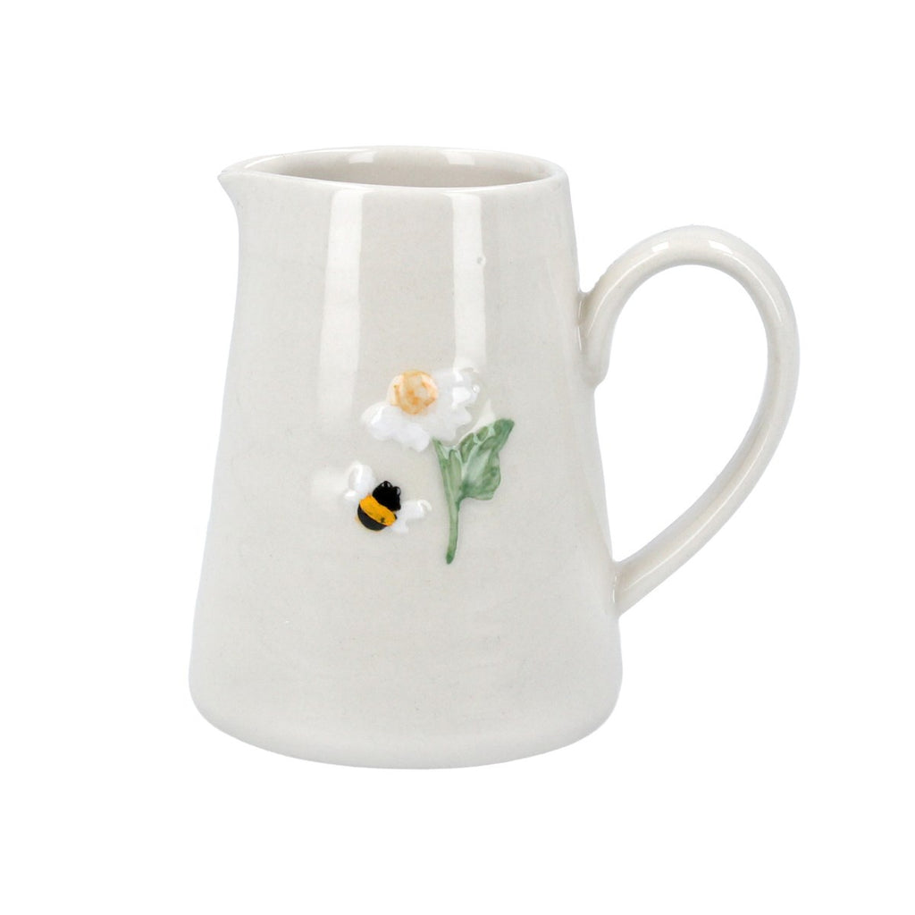 Daisy Bee Embossed Stoneware Mini Jug - Daisy Park