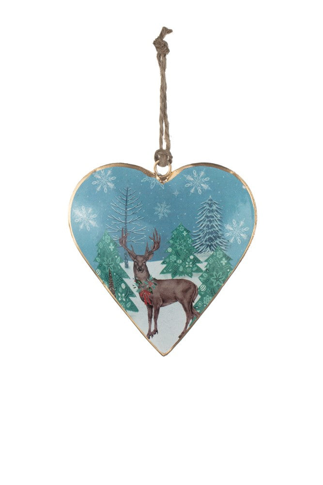 Heart with stag decoration - Daisy Park