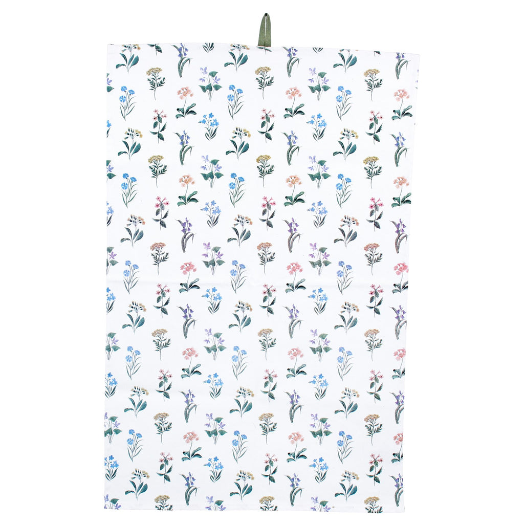 Primavera cotton tea towel - Daisy Park
