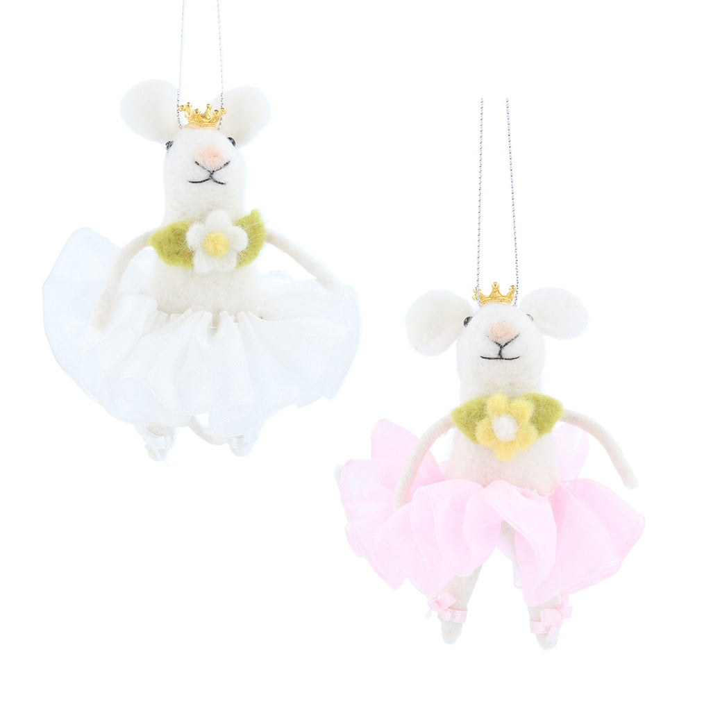 Wool mouse with tiara & tutu - Daisy Park