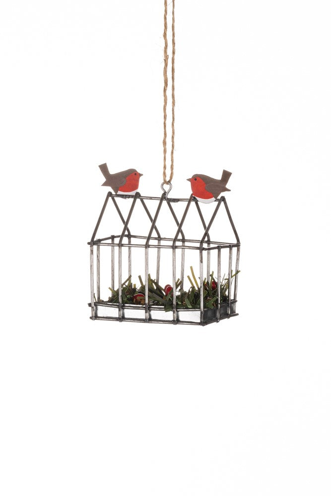 Robins on Green house decoration - Daisy Park
