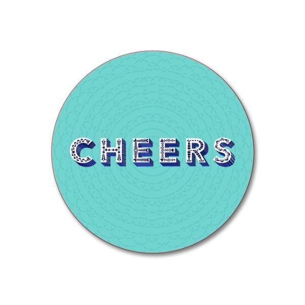 Asta Barrington Cheers Aqua Coaster - Daisy Park