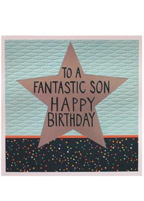 Fantastic Son Birthday Card - Daisy Park