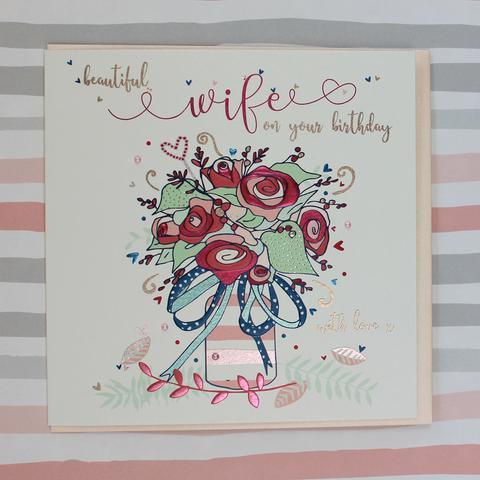 Happy Birthday - Wife Card - Daisy Park