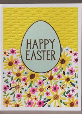 Happy Easter Egg Card - Daisy Park