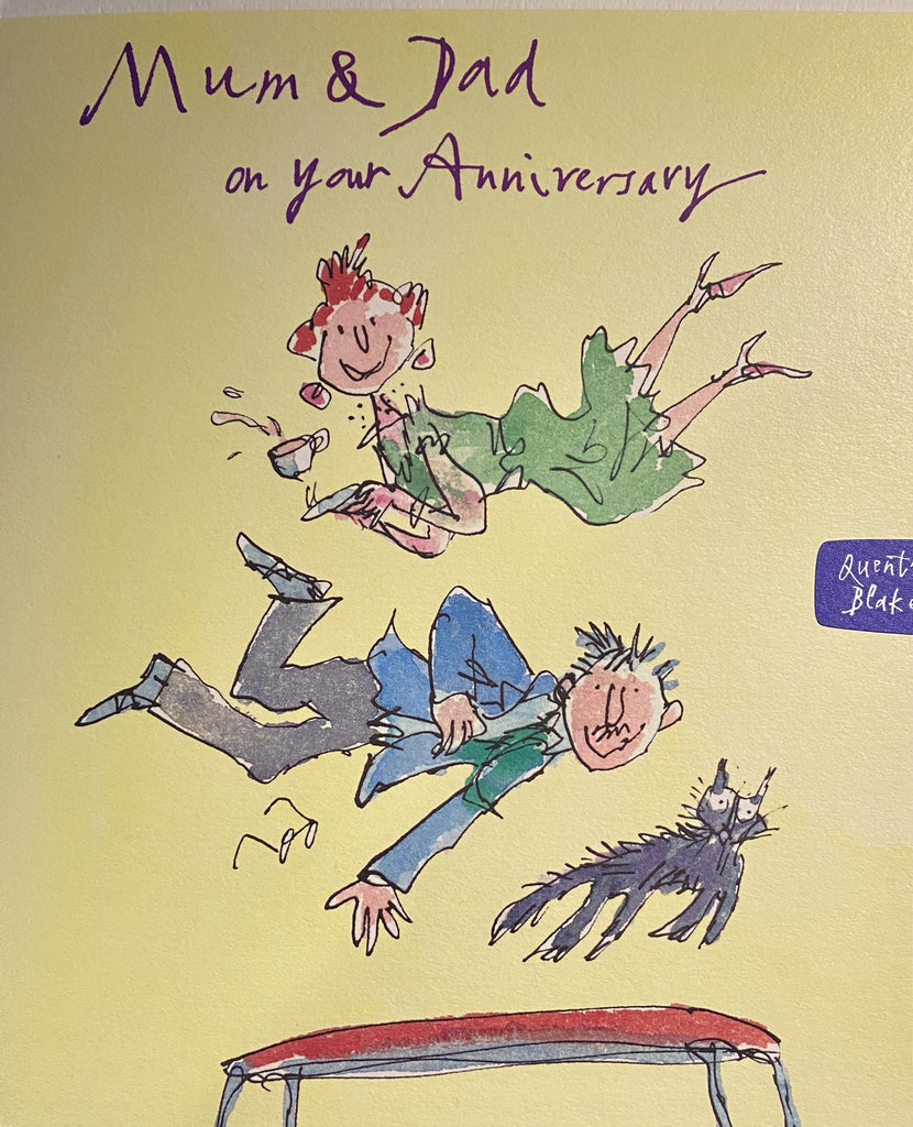 Mum and Dad on your anniversary card - Daisy Park