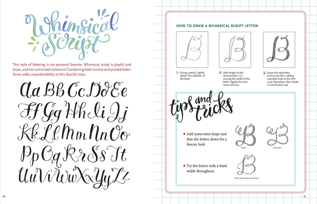 Hand lettering book - Daisy Park