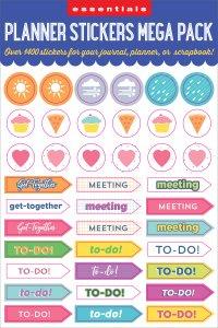 Mega pack of planner stickers - Daisy Park