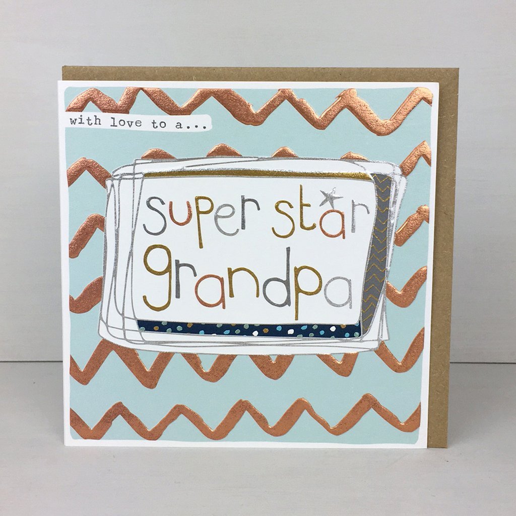 Super star Grandpa card - Daisy Park