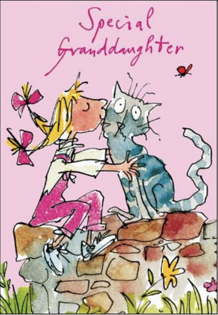 Quentin Blake Special Granddaughter card - Daisy Park