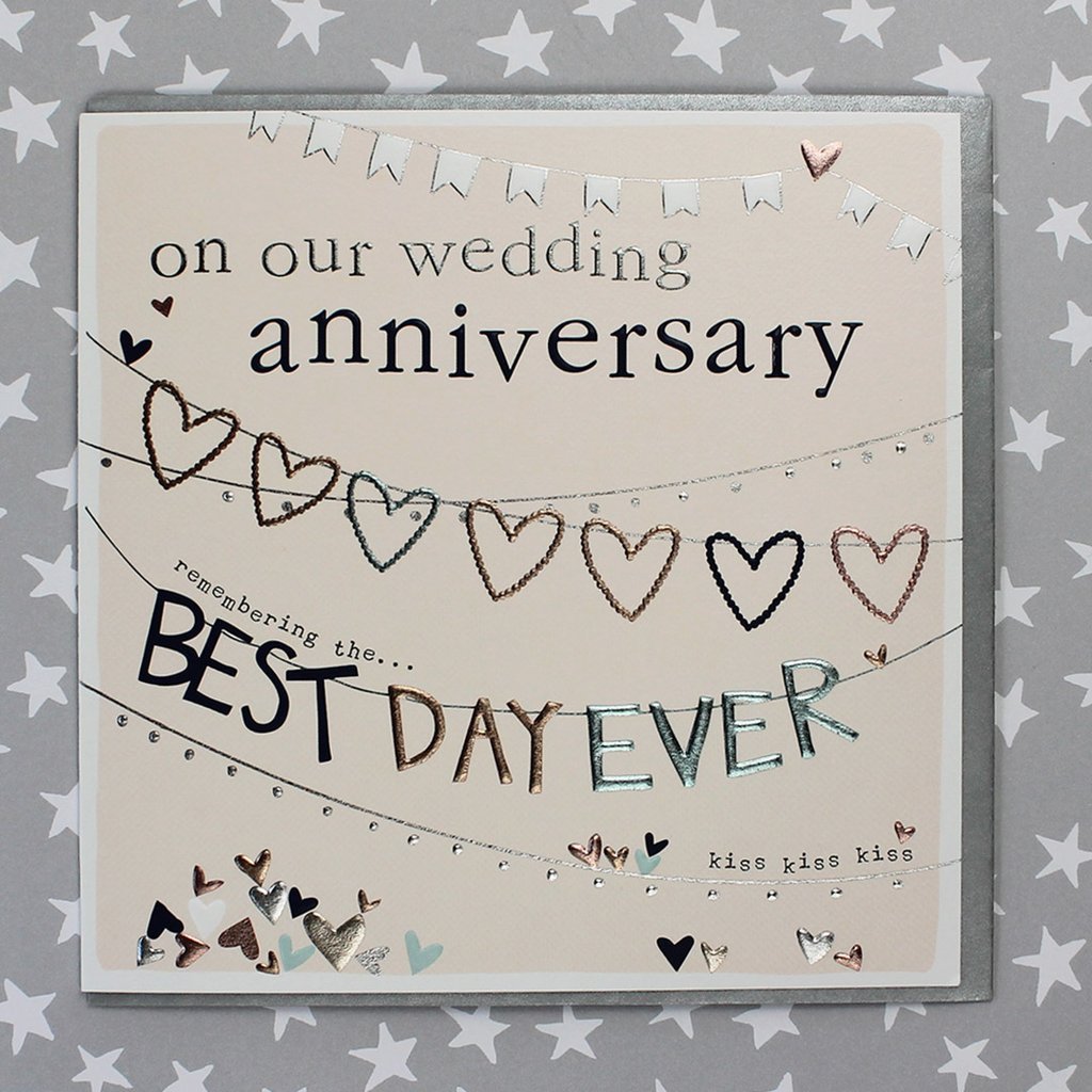 On our wedding anniversary card - Daisy Park