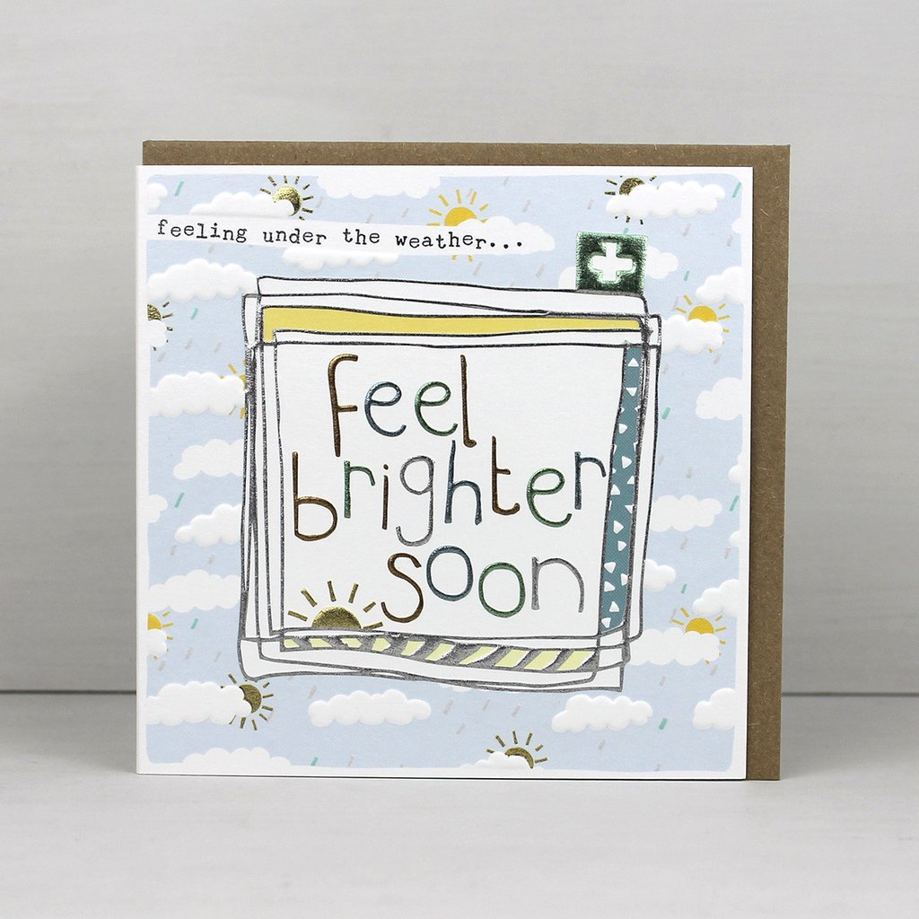 Feel brighter soon card - Daisy Park
