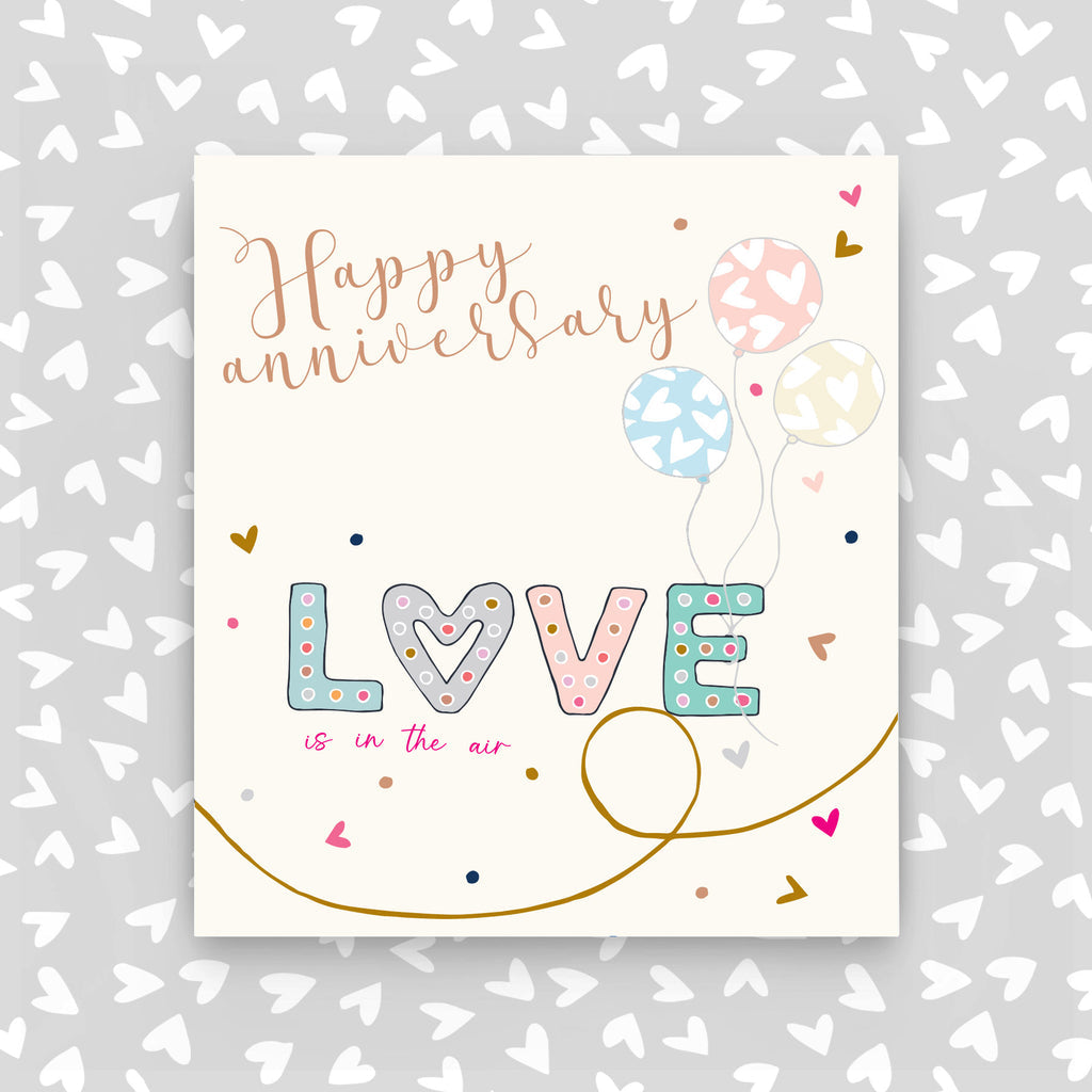 Love Is In The Air Anniversary Card - Daisy Park