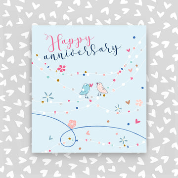 Birds Happy Anniversary Card - Daisy Park