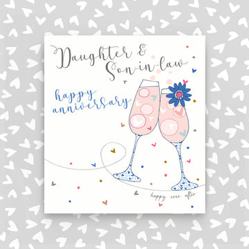 Daughter & Son-In-Law Anniversary Cards - Daisy Park